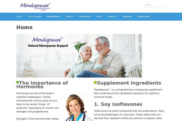 DynaBlue theme site design template sample