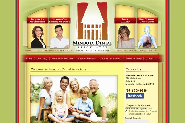 mendotadental.com site used Frederick2012