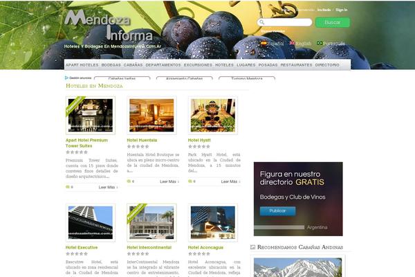 GeoPlaces theme site design template sample