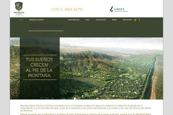 mendozanorte.com site used Managov