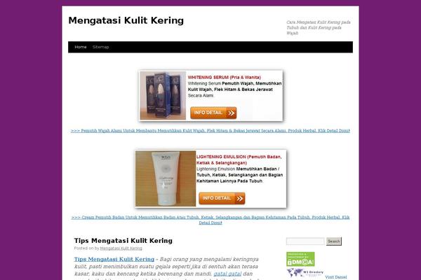 mengatasikulitkering.com site used Twentytenartikeljualanheader