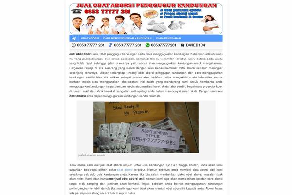 Toko Landing theme site design template sample