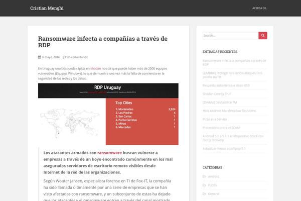 Site using Flickr Gallery plugin