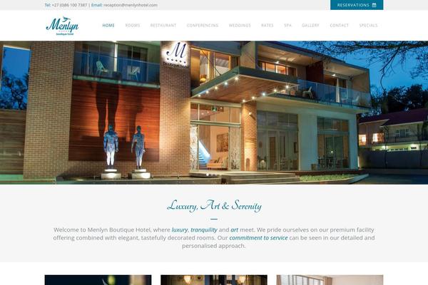 Bridge theme site design template sample