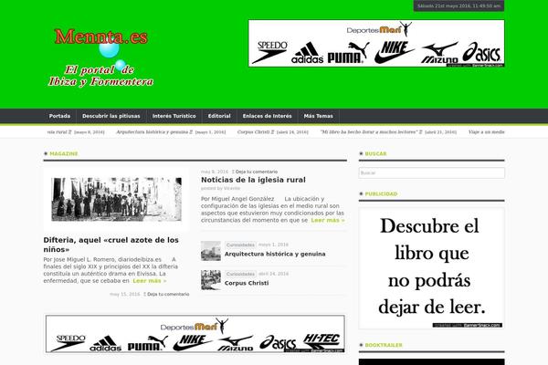 Wp-atlantic theme site design template sample
