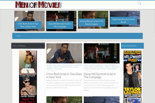 Times theme site design template sample
