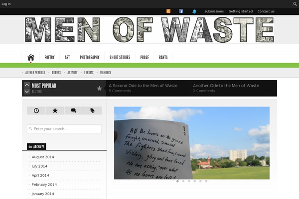 Site using Author Avatars List plugin