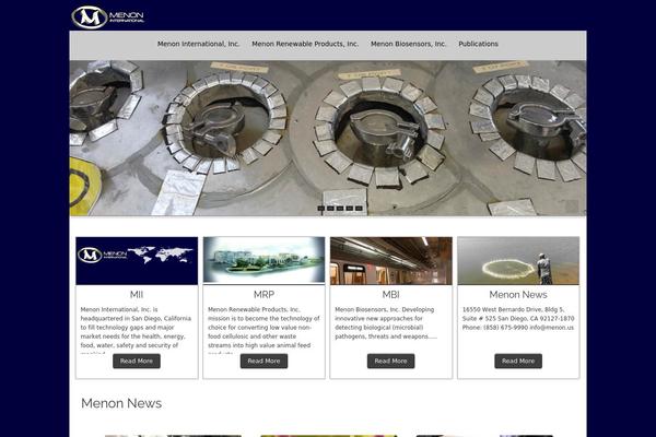 Hathor theme site design template sample