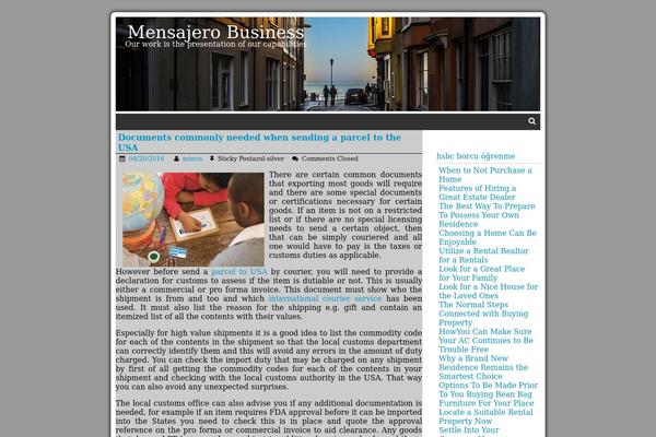 Azul Silver theme site design template sample