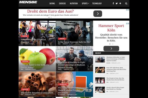 Top News theme site design template sample