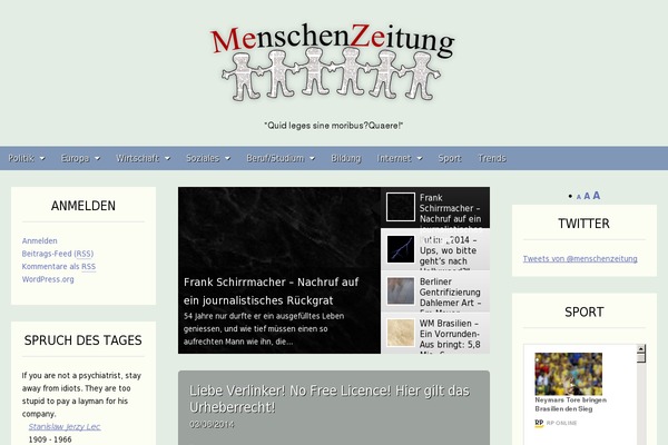 Site using RSS Icon Widget plugin