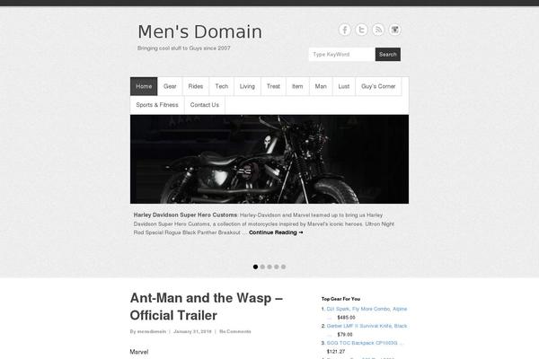 Simple Catch theme site design template sample