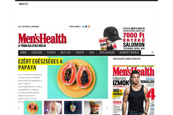 menshealth theme websites examples