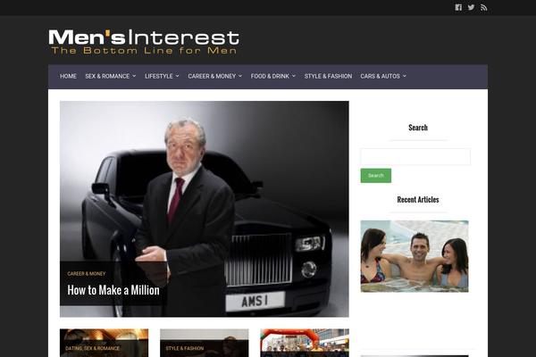 Morning theme site design template sample