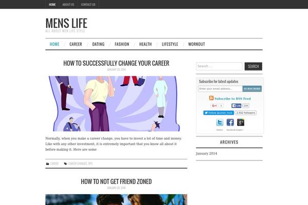 Site using Advanced-social-widget plugin