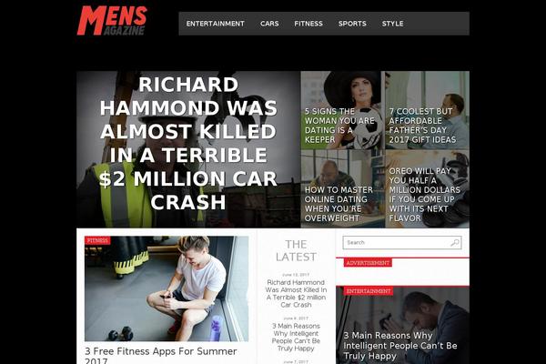Hot Topix theme site design template sample