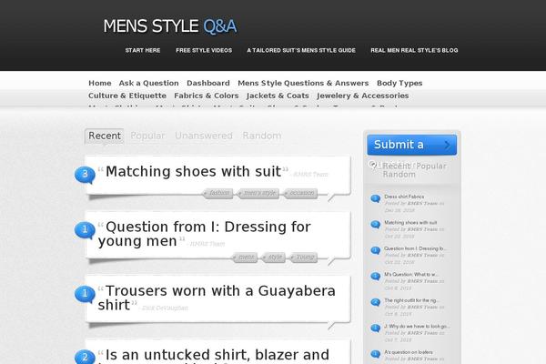 AskIt theme site design template sample