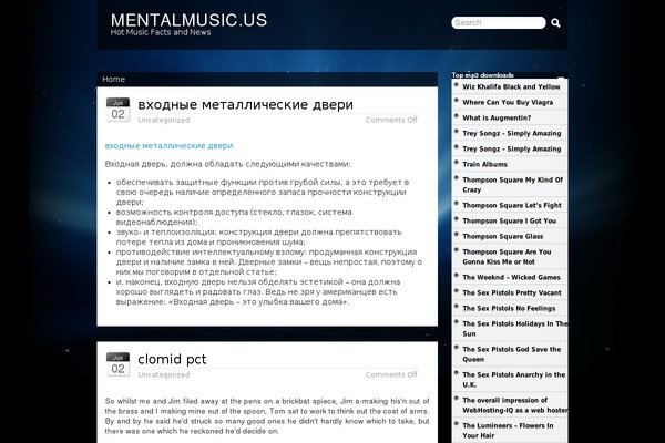 Synergy theme site design template sample