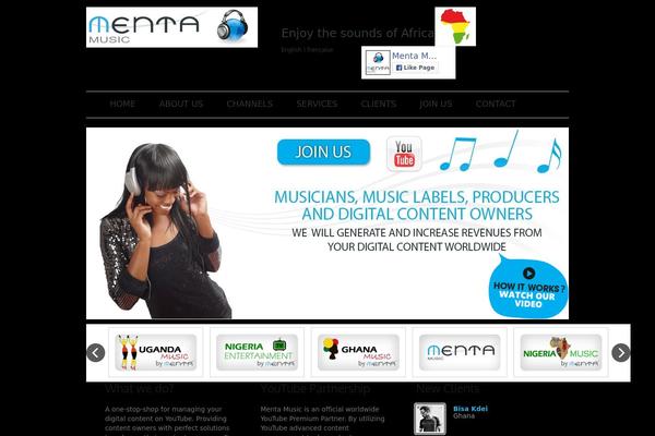 Site using WordPress Thumbnail Slider plugin