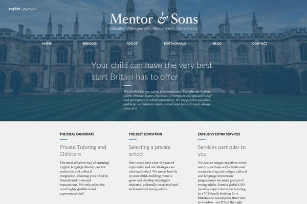 mentorandsons.com site used Mands