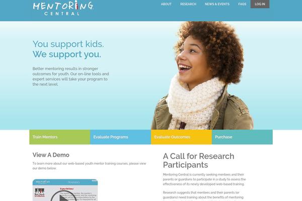 mentoringcentral.net site used Mentoring