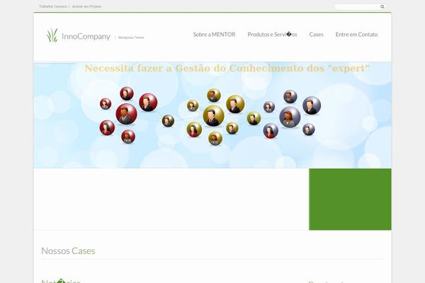 iCompany theme site design template sample