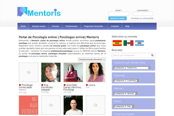 mentoris.es site used Shelflife