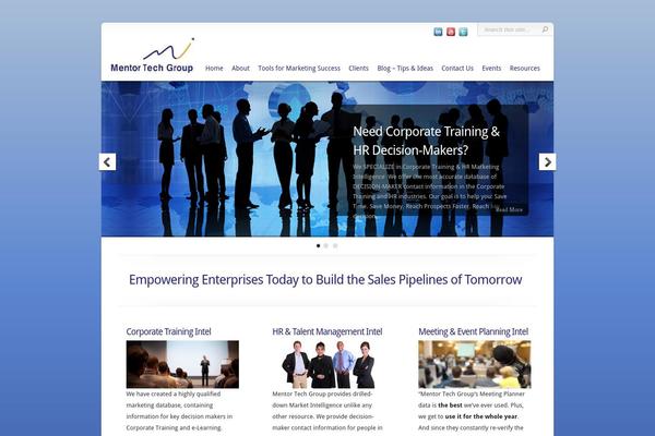 Chameleon theme site design template sample