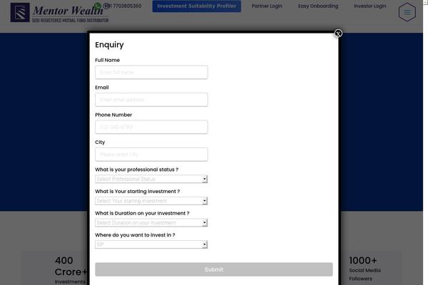 Mentor theme site design template sample