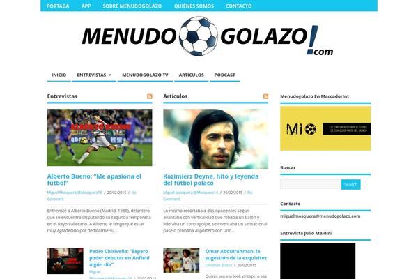 MesoColumn theme site design template sample