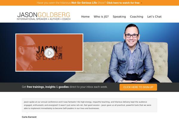 Gonzo theme site design template sample