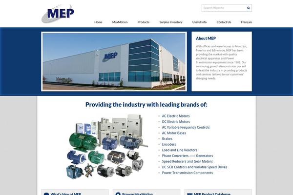 mep.ca site used Mep