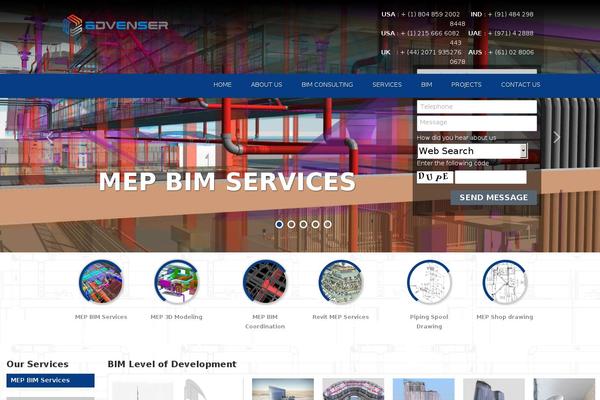 Meris theme site design template sample