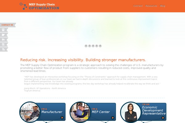 mepsupplychain.org site used Mep