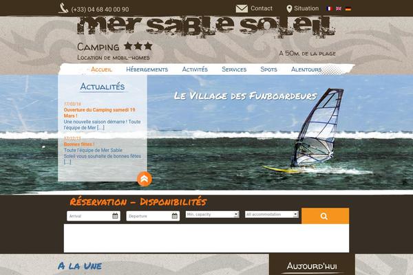 Fcx theme site design template sample