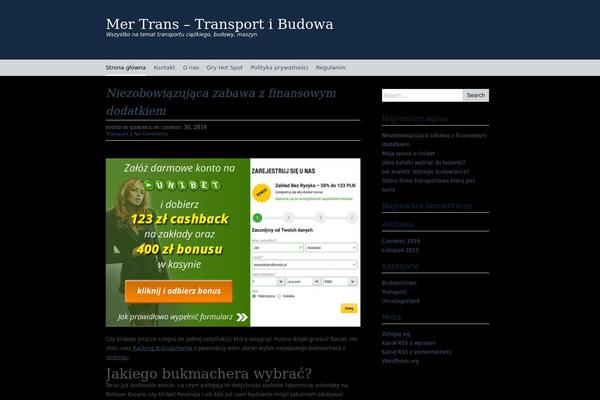 Big City theme site design template sample