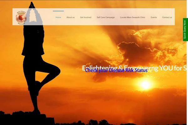 Site using WP Contact Slider plugin