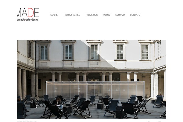 Made theme site design template sample