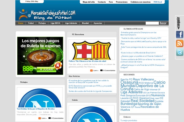 Site using Frontpage-slideshow plugin