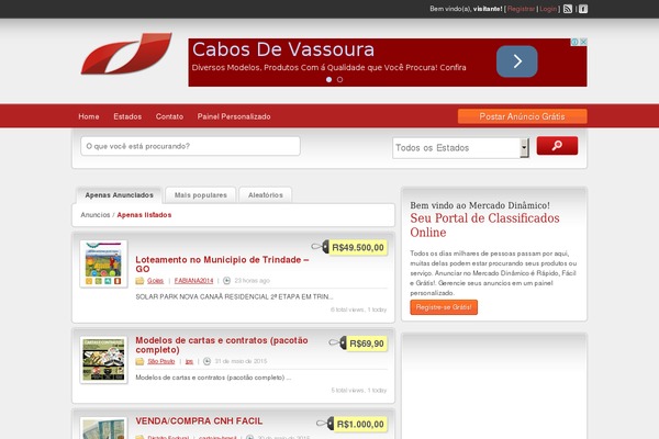 ClassiPress theme site design template sample