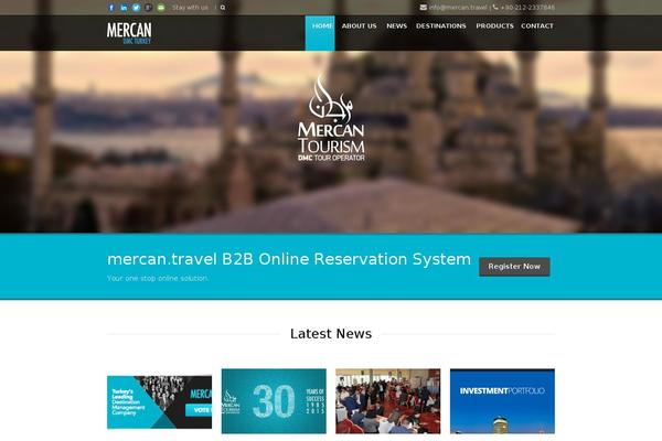 Tour Package theme site design template sample