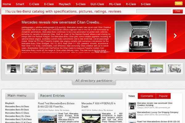 Directorynews theme site design template sample