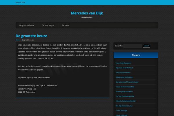 CarZine theme site design template sample