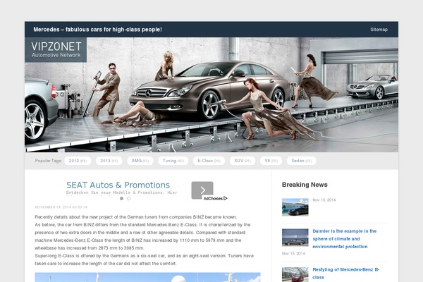 Meeta theme site design template sample