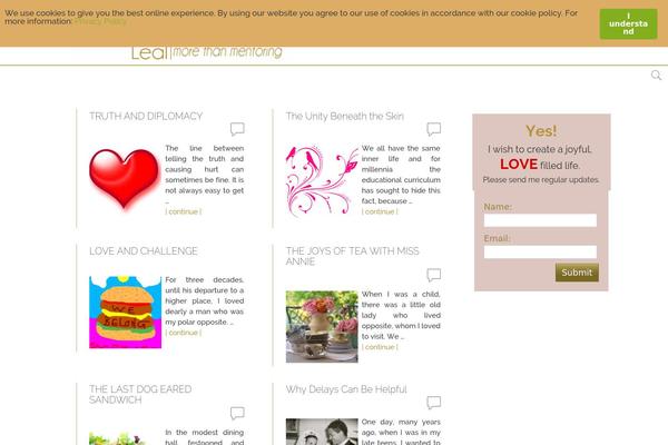 Site using Ginger - EU Cookie Law plugin