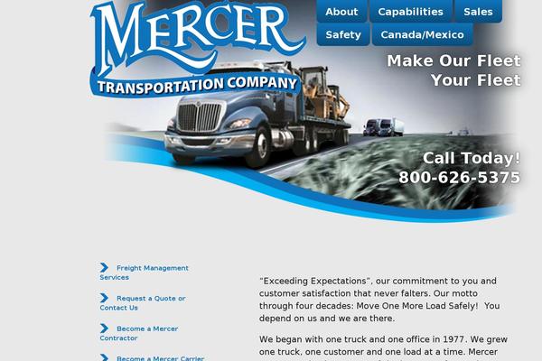mercer-trans.com site used Makespace-child