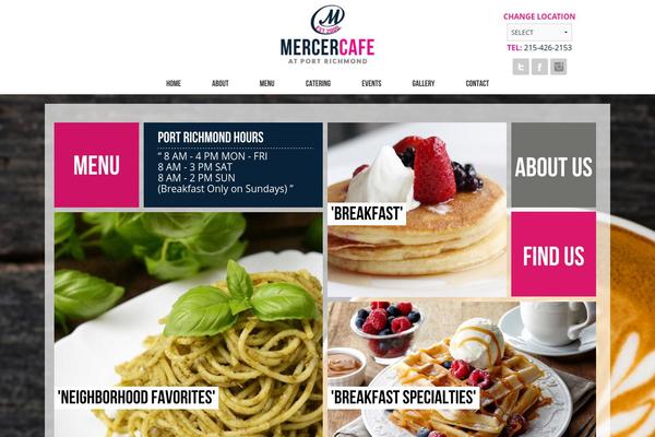 mercercafephilly.com site used Glaze