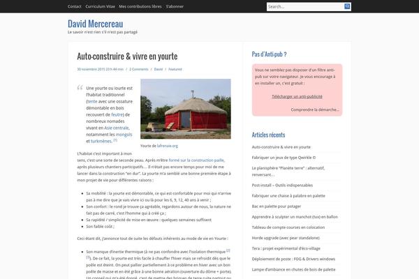 Twentyfifteen_child theme site design template sample