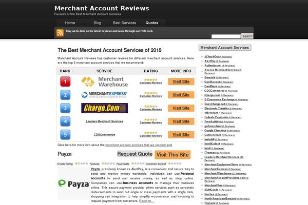 merchantaccountreviews.biz site used Wprs-black