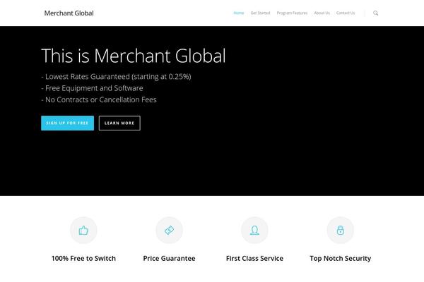 Salient theme site design template sample